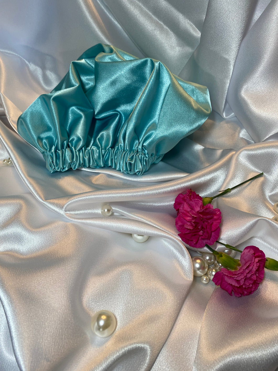 C H A T I E Aqua Luxurious Bonnet