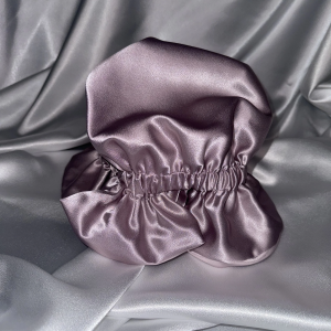 Cape Lilac Satin Bonnet by Chatie