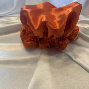 orange silk bonnet from Chatie