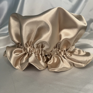 Champagne Satin Bonnet by Chatie